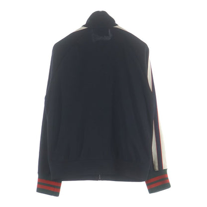 Gucci Logo Side Line Technical Jersey Track Jacket Black Cotton — view 2
