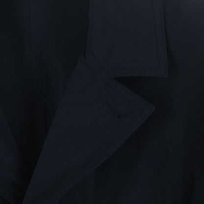 Hermes Nylon Long Coat Navy 58 — view 4