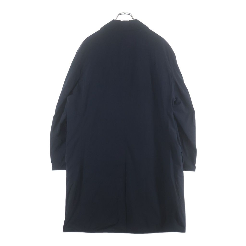 Hermes Nylon Long Coat Navy 58 — view 2