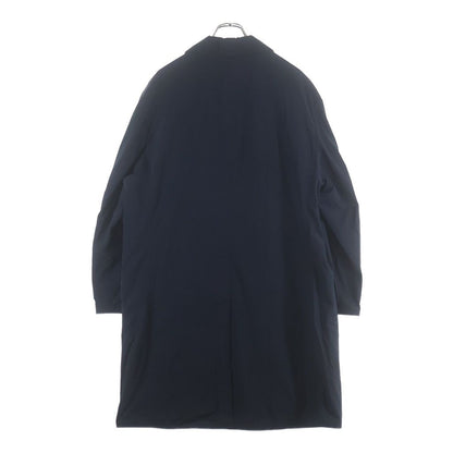 Hermes Nylon Long Coat Navy 58 — view 2