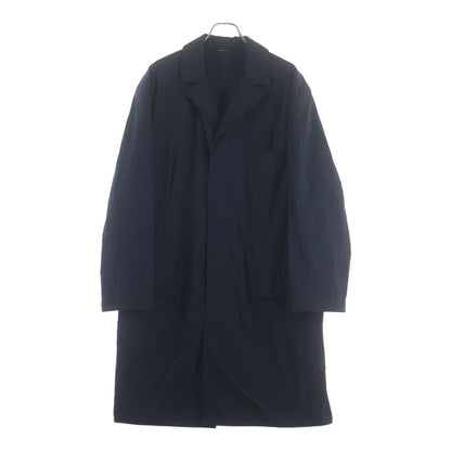 Hermes Nylon Long Coat Navy 58