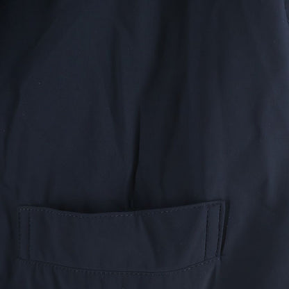 Hermes Nylon Long Coat Navy 58 — view 5
