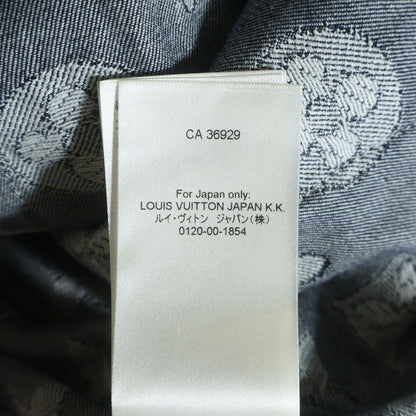 Louis Vuitton Monogram SS Chambray Shirt Denim #xl — view 8