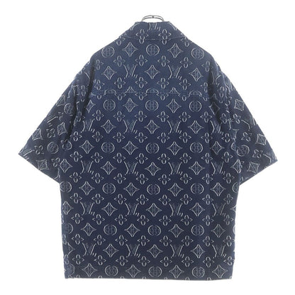 Louis Vuitton Monogram SS Chambray Shirt Denim #xl — view 2