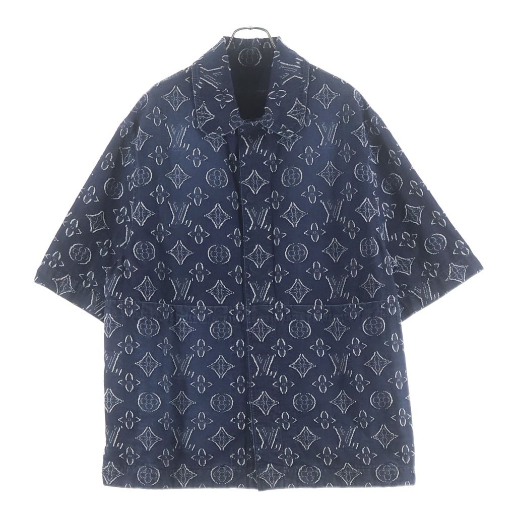 Louis Vuitton Monogram SS Chambray Shirt Denim #xl