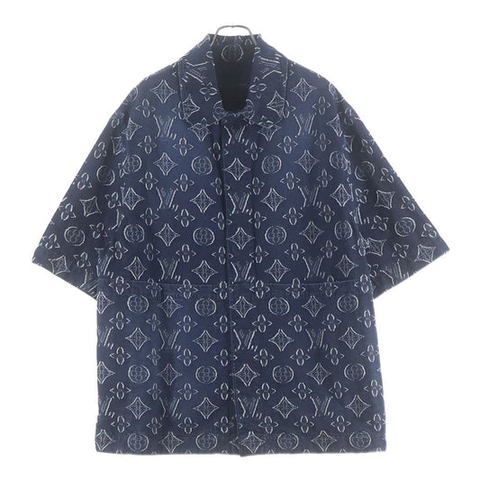 Louis Vuitton Monogram SS Chambray Shirt Denim #xl