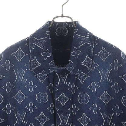 Louis Vuitton Monogram SS Chambray Shirt Denim #xl — view 3