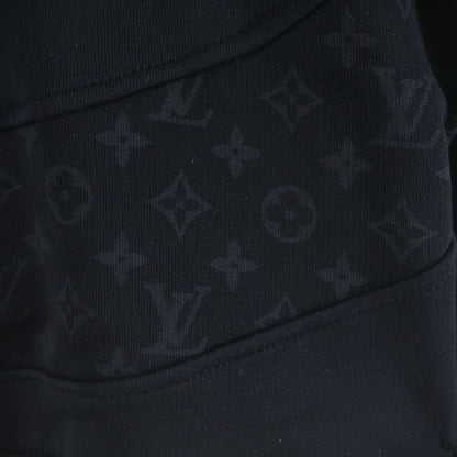 Louis Vuitton Hoodie Monogram Circle Cut Black — view 5