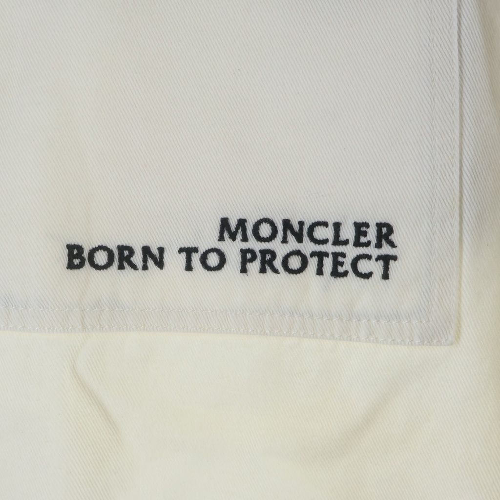 Moncler Grenoble Pantaloni Logo Embroidered Cotton Tapered Trouser Drawstring — view 4
