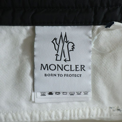 Moncler Grenoble Pantaloni Logo Embroidered Cotton Tapered Trouser Drawstring — view 7