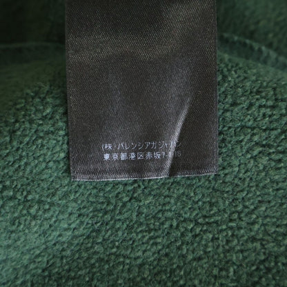 Balenciaga Paris Hoodie Front Logo Embroidery Pullover Green — view 8