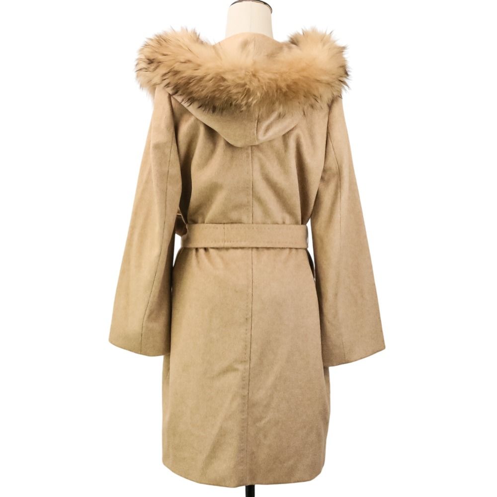 Max Mara Studio Cashmere Tree lede coat 36 Beige — view 5