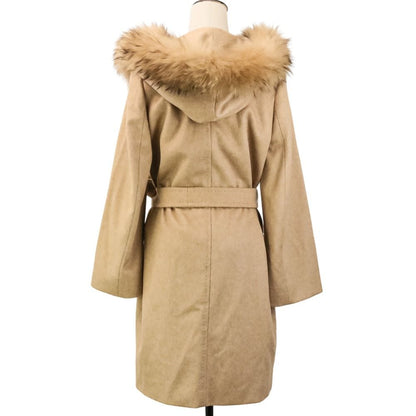 Max Mara Studio Cashmere Tree lede coat 36 Beige — view 5