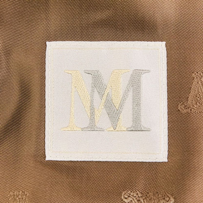 Max Mara Tebe Teddy Short Cape Silk Coat Brown — view 9