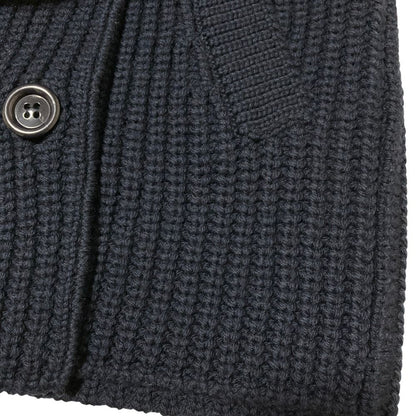 Prada Knit Double Jacket 38 Navy LadySecond — view 6