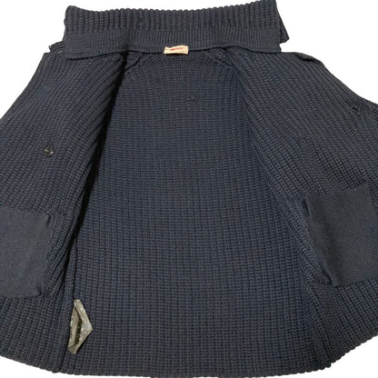 Prada Knit Double Jacket 38 Navy LadySecond — view 4