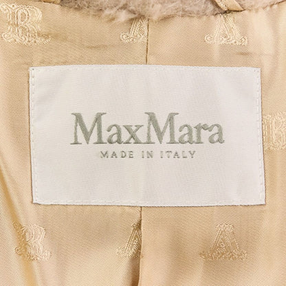 Max Mara Olga Shaw Tocoat Jacket Saz Beige — view 9