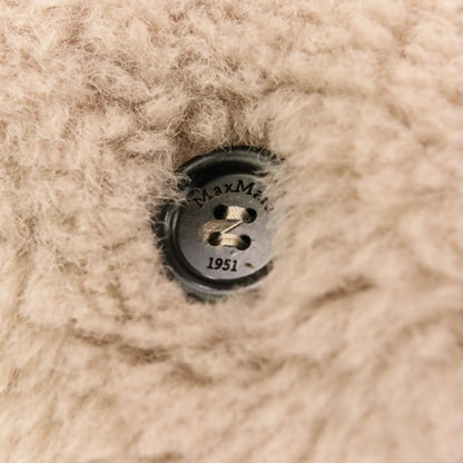 Max Mara Olga Shaw Tocoat Jacket Saz Beige — view 8