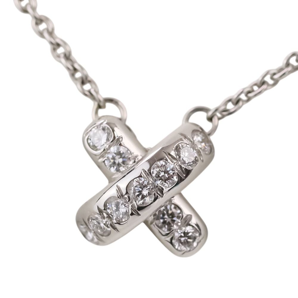 Tiffany & Co Necklace Pendant Platinum LadySecond