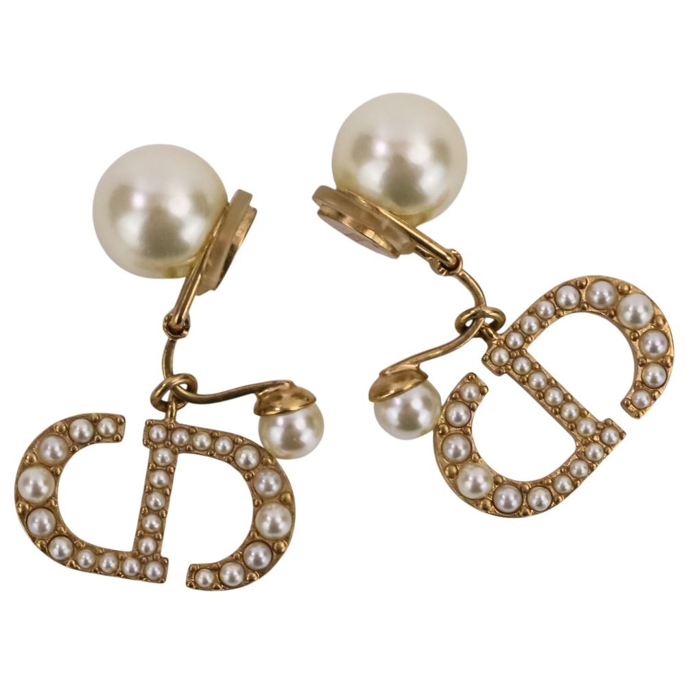 Dior o-le Tolabale Pearl Earrings Gold LadySecond — view 9