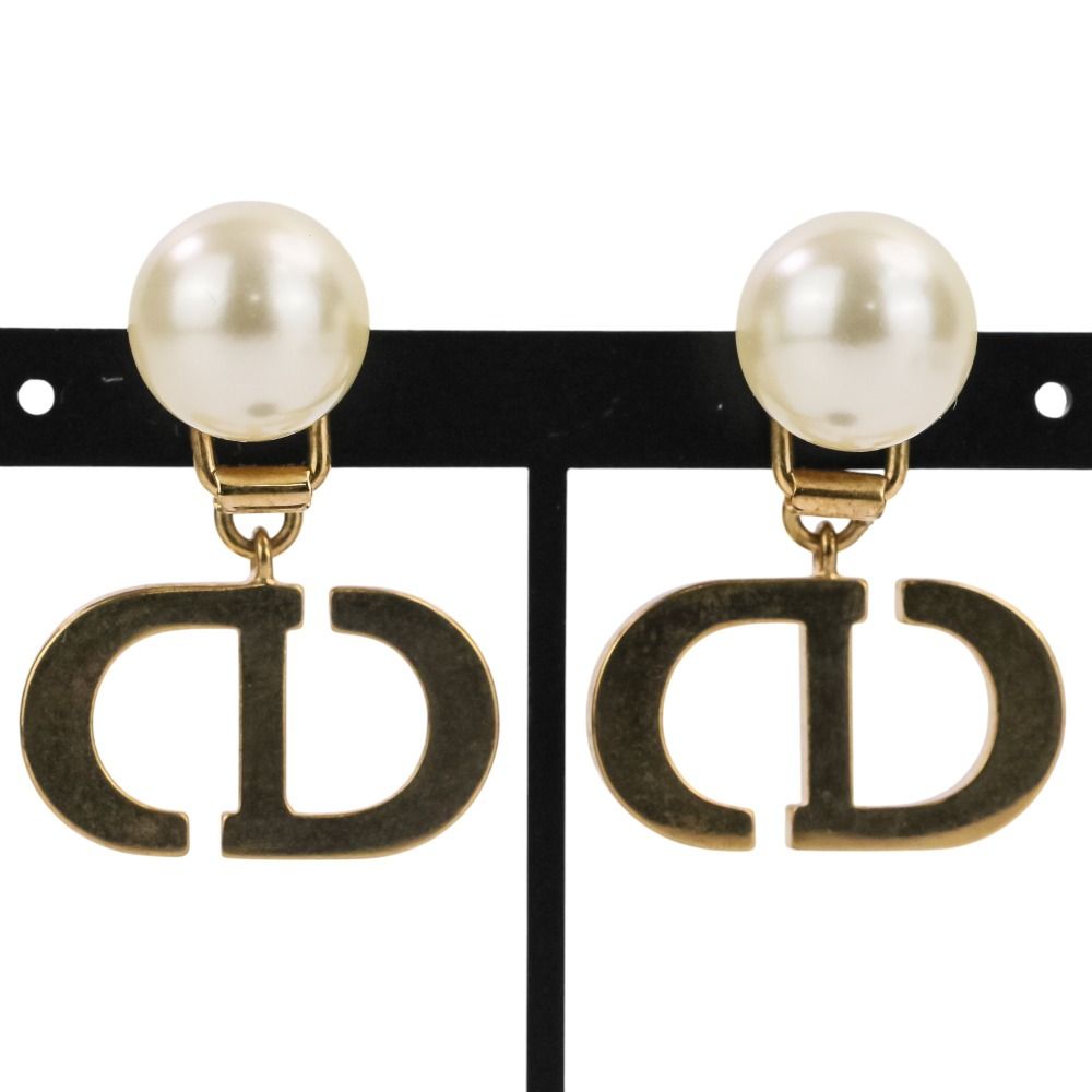 Dior o-le Tolabale Pearl Earrings Gold LadySecond — view 2