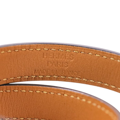 Hermes Kelly 2 Leather Bracelet Choker Black Silver LadySecond — view 8