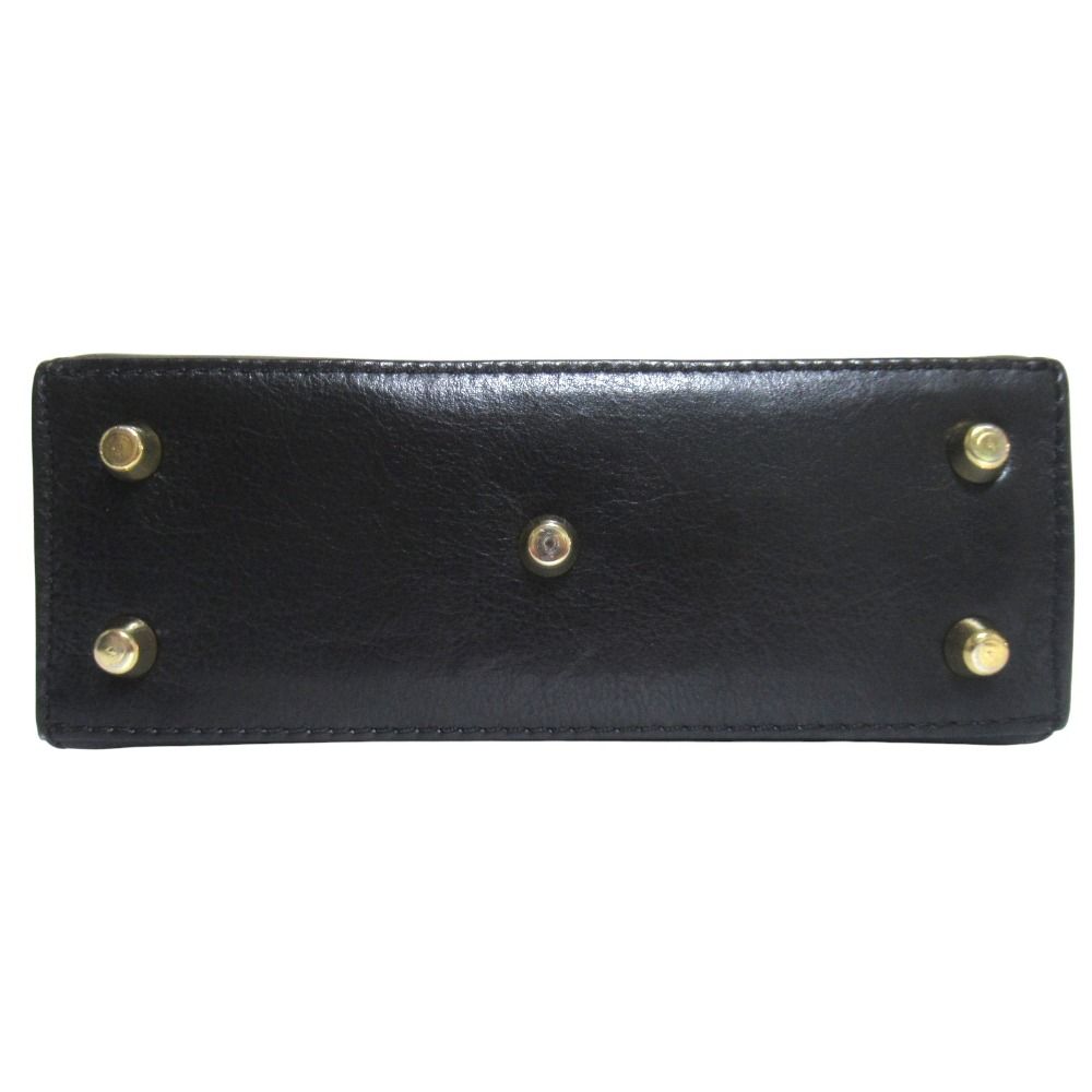 Versace Gianni Vintage Sa 2-Way Shoulder Bag Black LadySecond — view 5