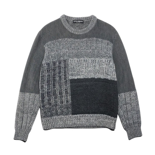 Dolce & Gabbana Long Sleeve Knit Sweater Contrast