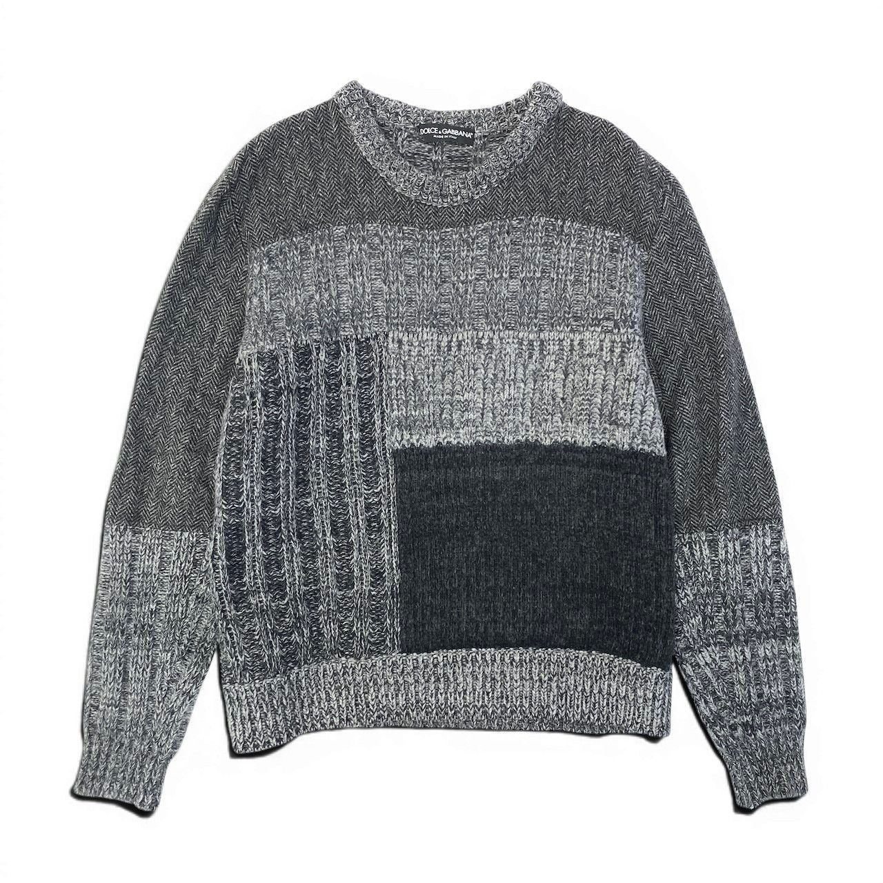 Dolce & Gabbana Long Sleeve Knit Sweater Contrast — view 2