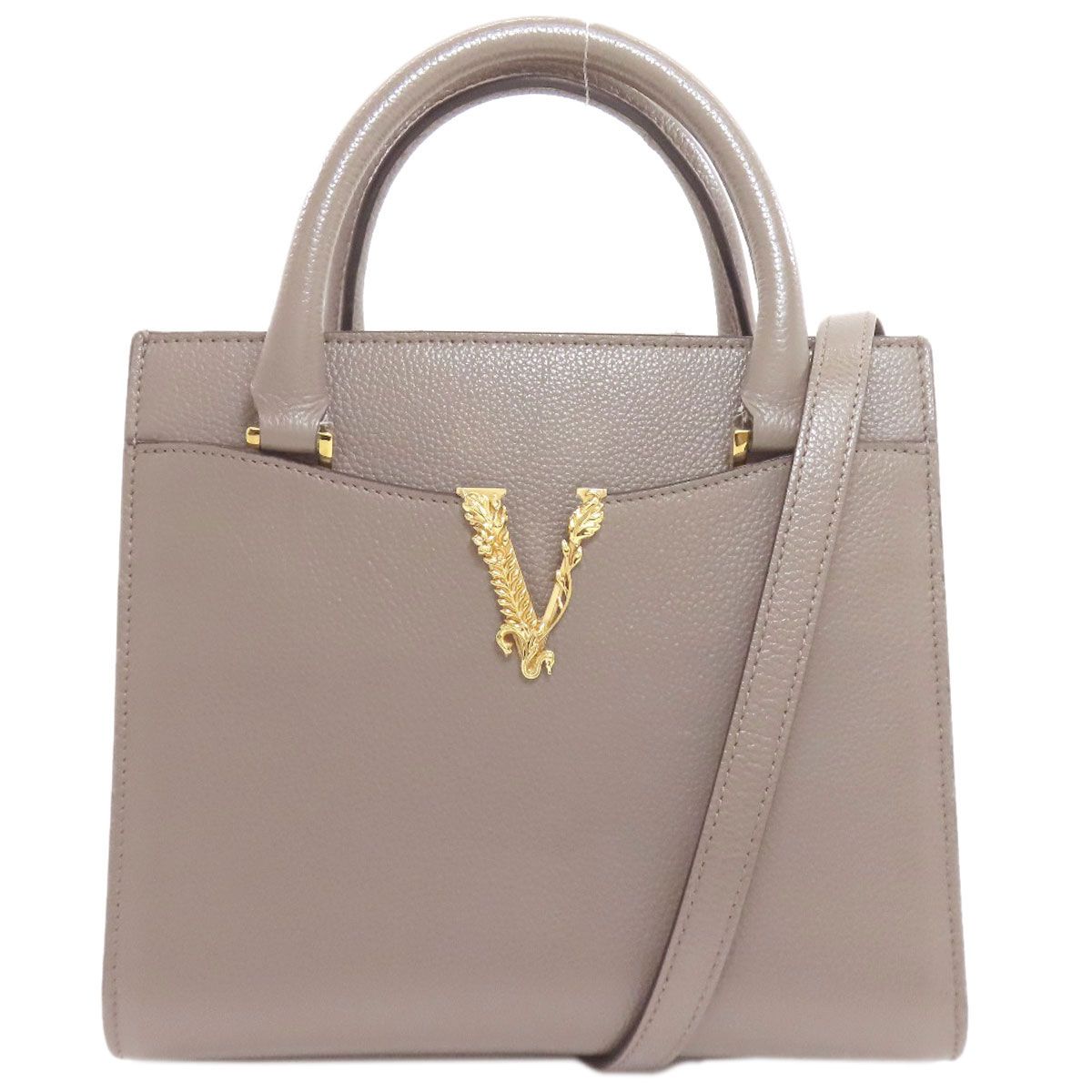 Versace leto 2-Way Handbag Leather