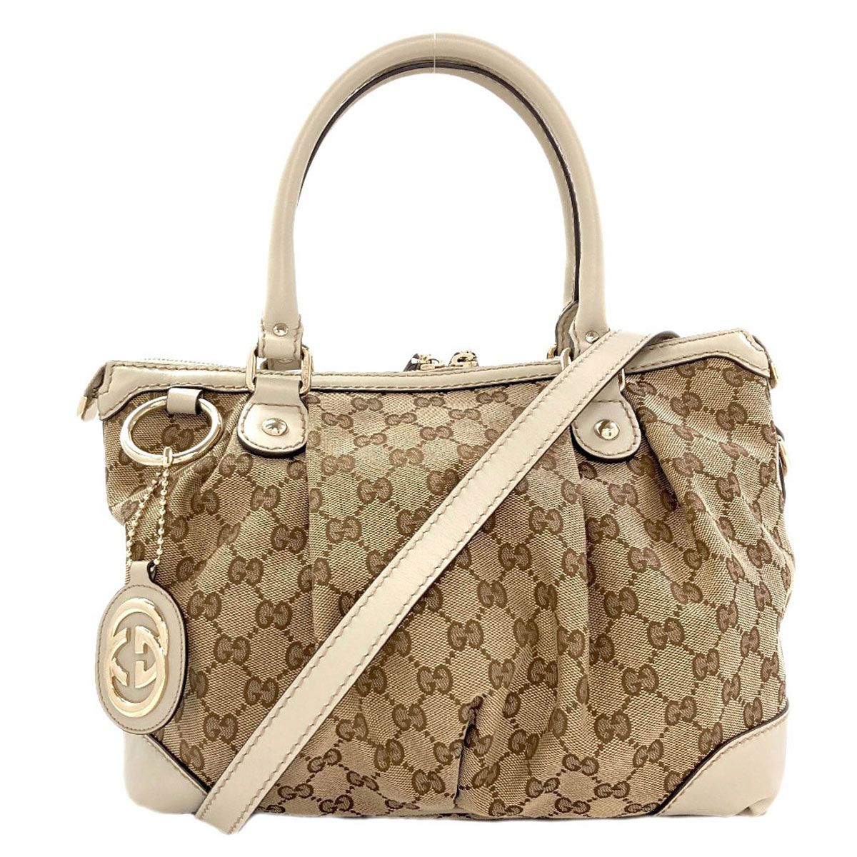 Guccitree GG 2-Way Tote Canvas