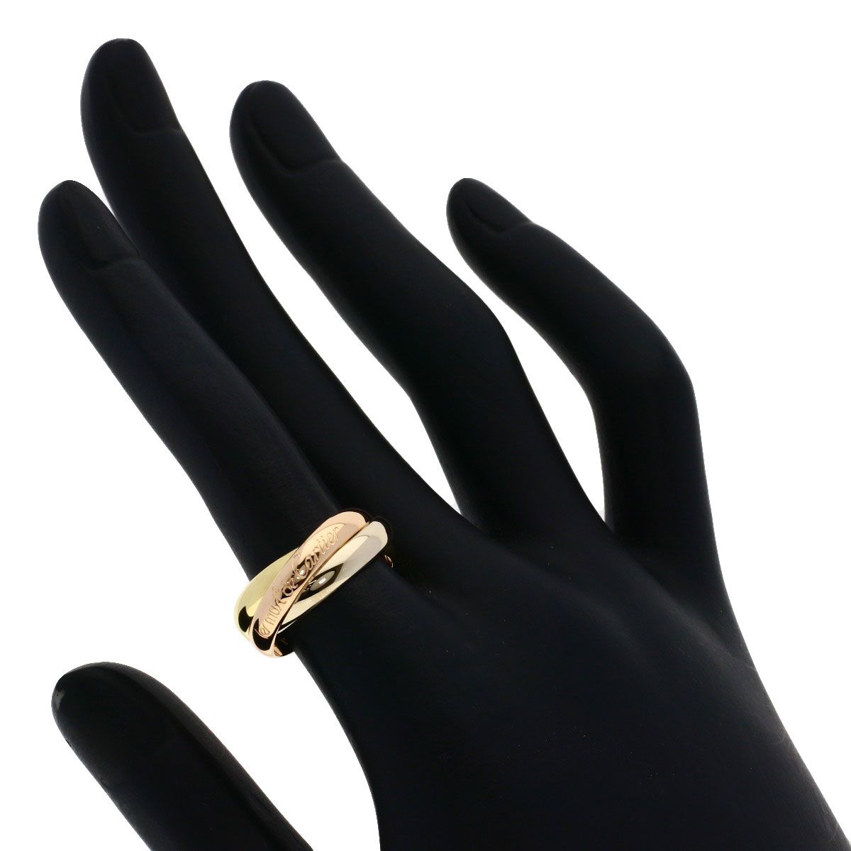 Cartier Trinity 51 Ring 18k Yellow Gold 18k Pink White — view 4