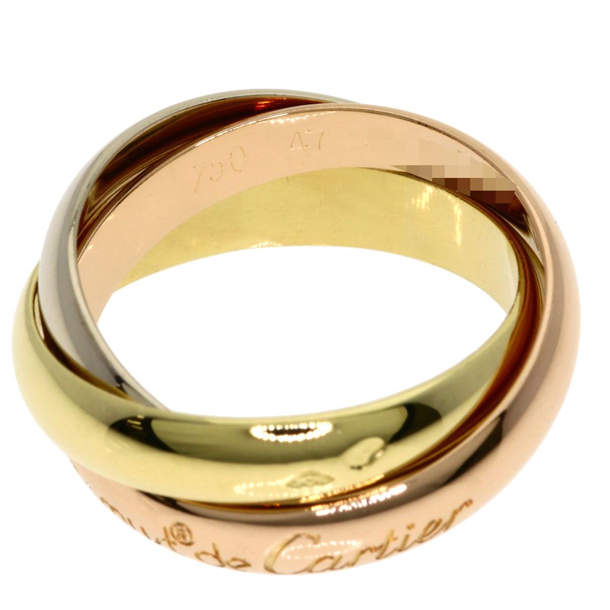 Cartier 47 Ring 18k Yellow Gold 18k Pink 18k White — view 3