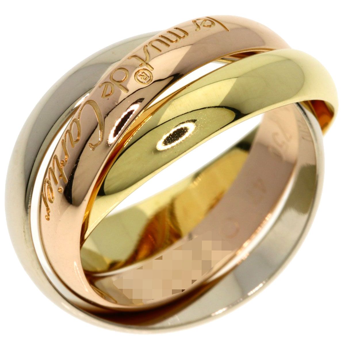 Cartier 47 Ring 18k Yellow Gold 18k Pink 18k White — view 2