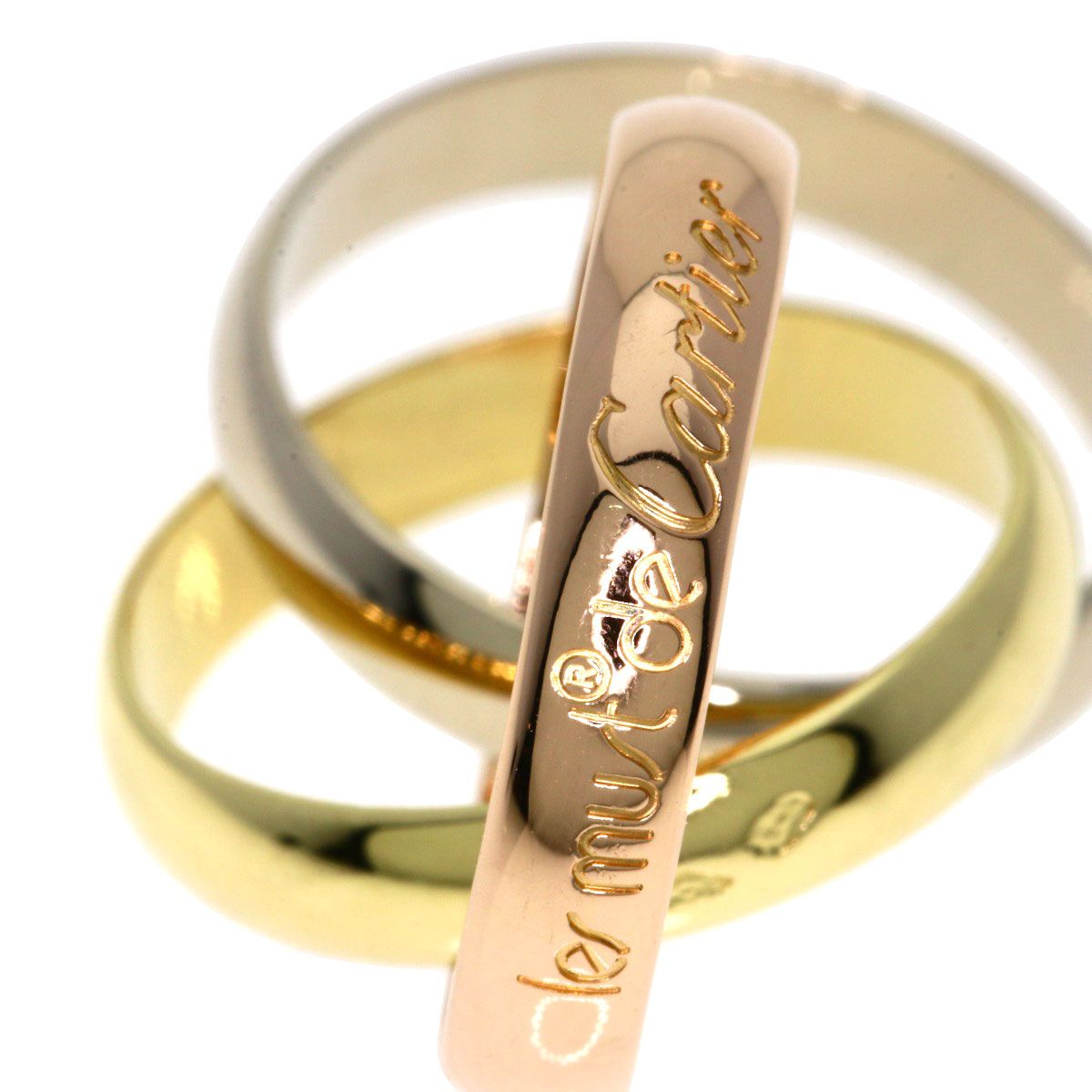 Cartier 47 Ring 18k Yellow Gold 18k Pink 18k White — view 5