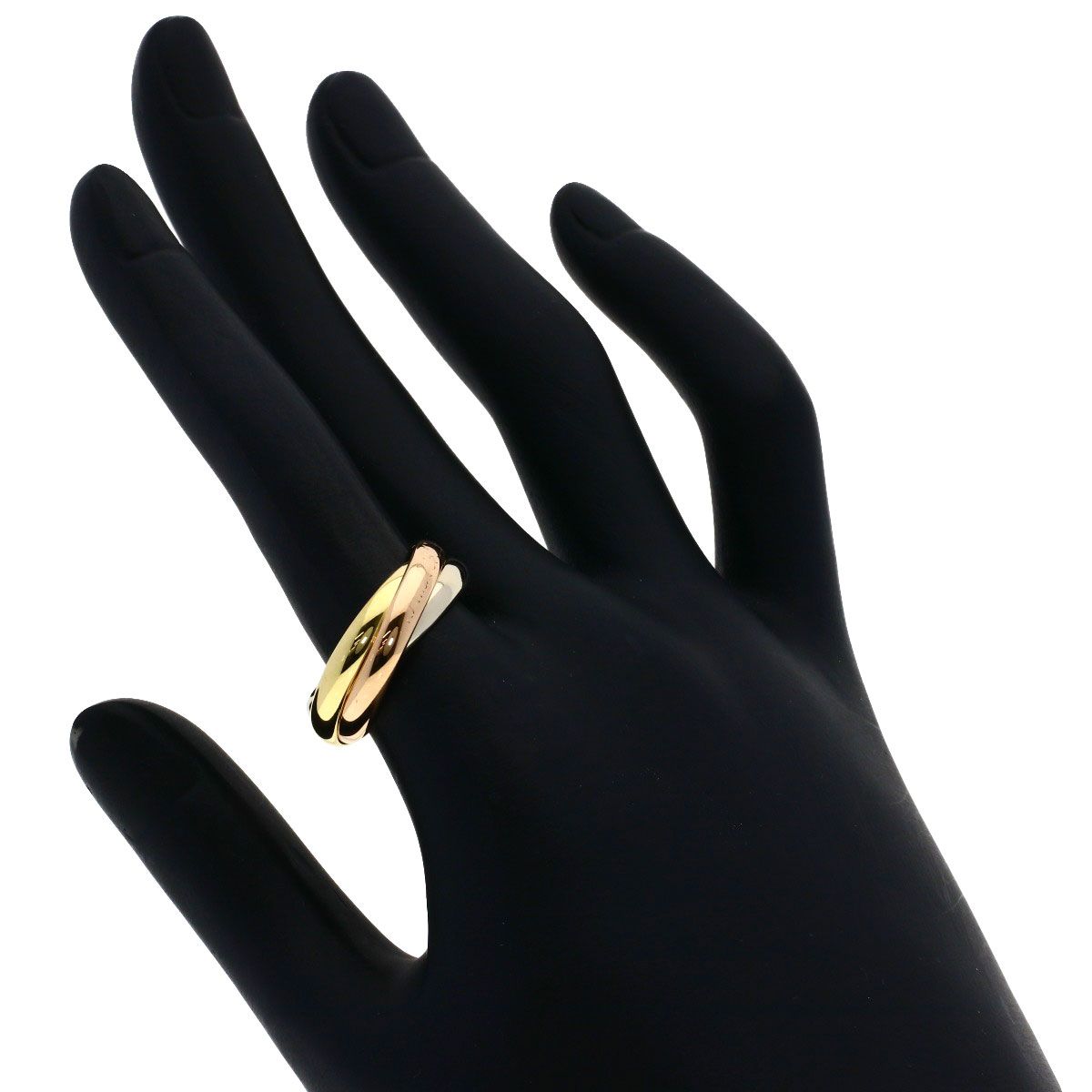 Cartier 56 Ring 18k Yellow Gold 18k Pink 18k White — view 4