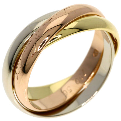 Cartier 56 Ring 18k Yellow Gold 18k Pink 18k White — view 2