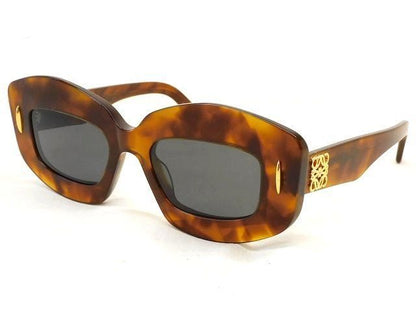 Loewe Screen Sunglasses Brown Tortoiseshell Pattern Eyewear