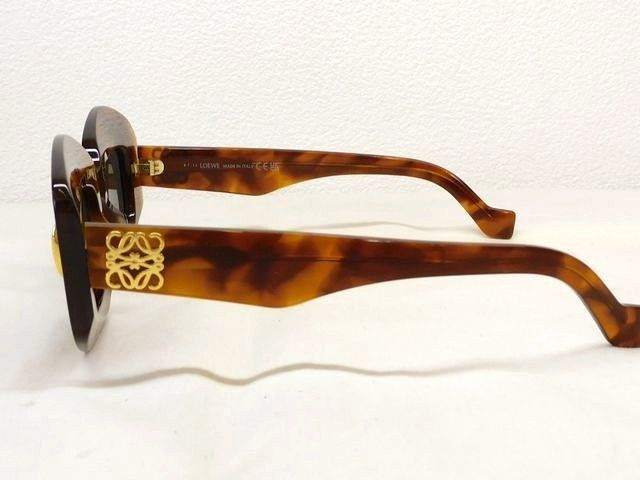 Loewe Screen Sunglasses Brown Tortoiseshell Pattern Eyewear — view 3
