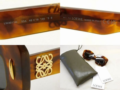 Loewe Screen Sunglasses Brown Tortoiseshell Pattern Eyewear — view 4