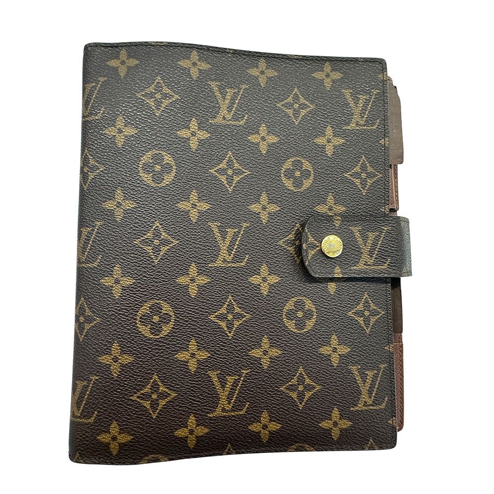 Louis Vuitton Pocket Bookcover Monogram Canvas GM Brown 6 Therefore