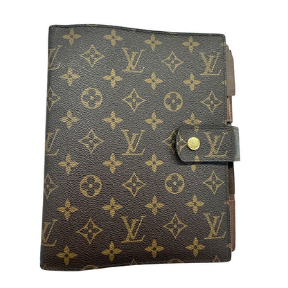 Louis Vuitton Pocket Bookcover Monogram Canvas GM Brown 6 Therefore