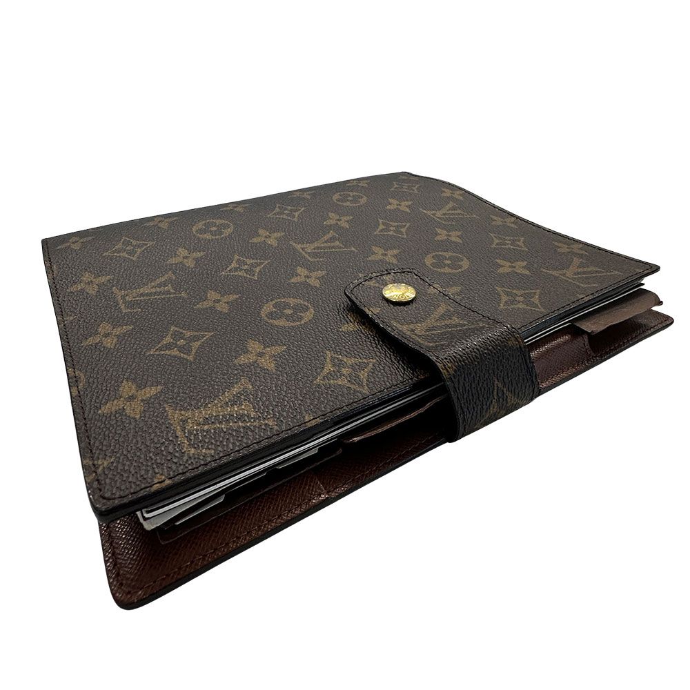 Louis Vuitton Pocket Bookcover Monogram Canvas GM Brown 6 Therefore — view 4