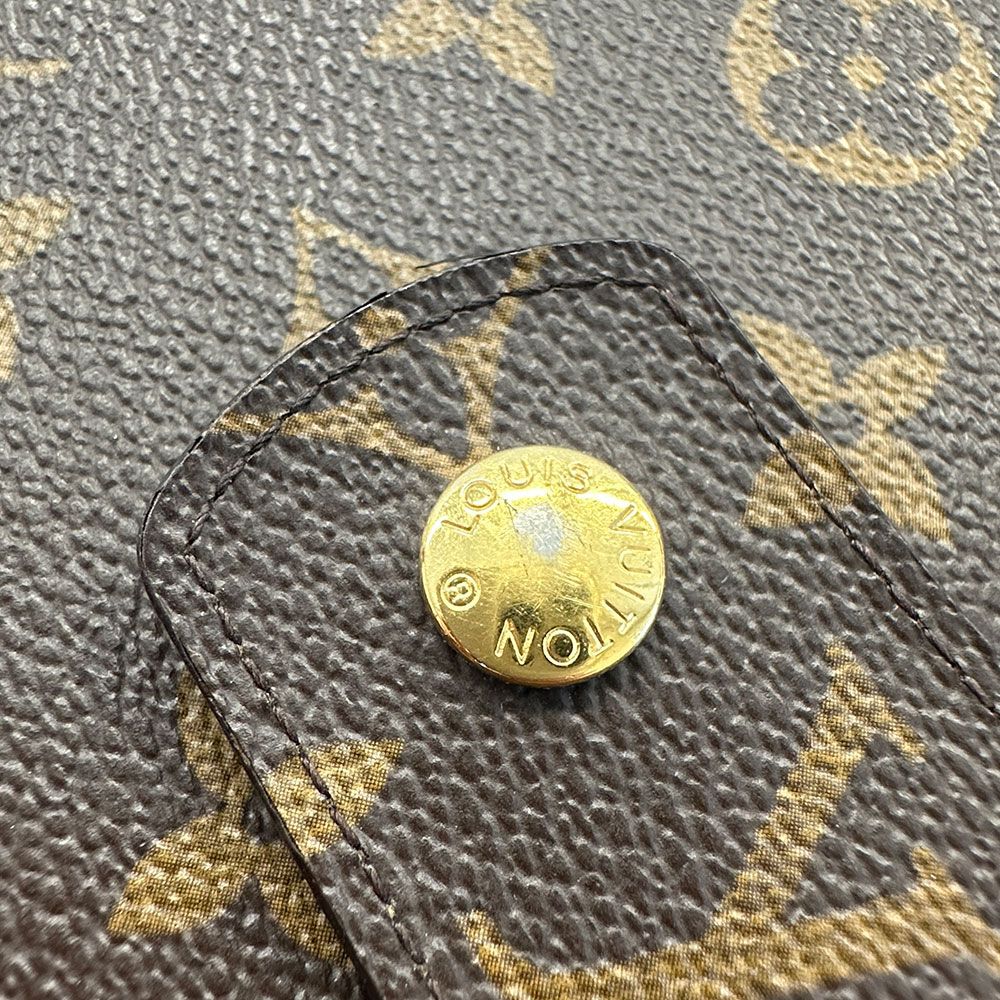 Louis Vuitton Pocket Bookcover Monogram Canvas GM Brown 6 Therefore — view 5