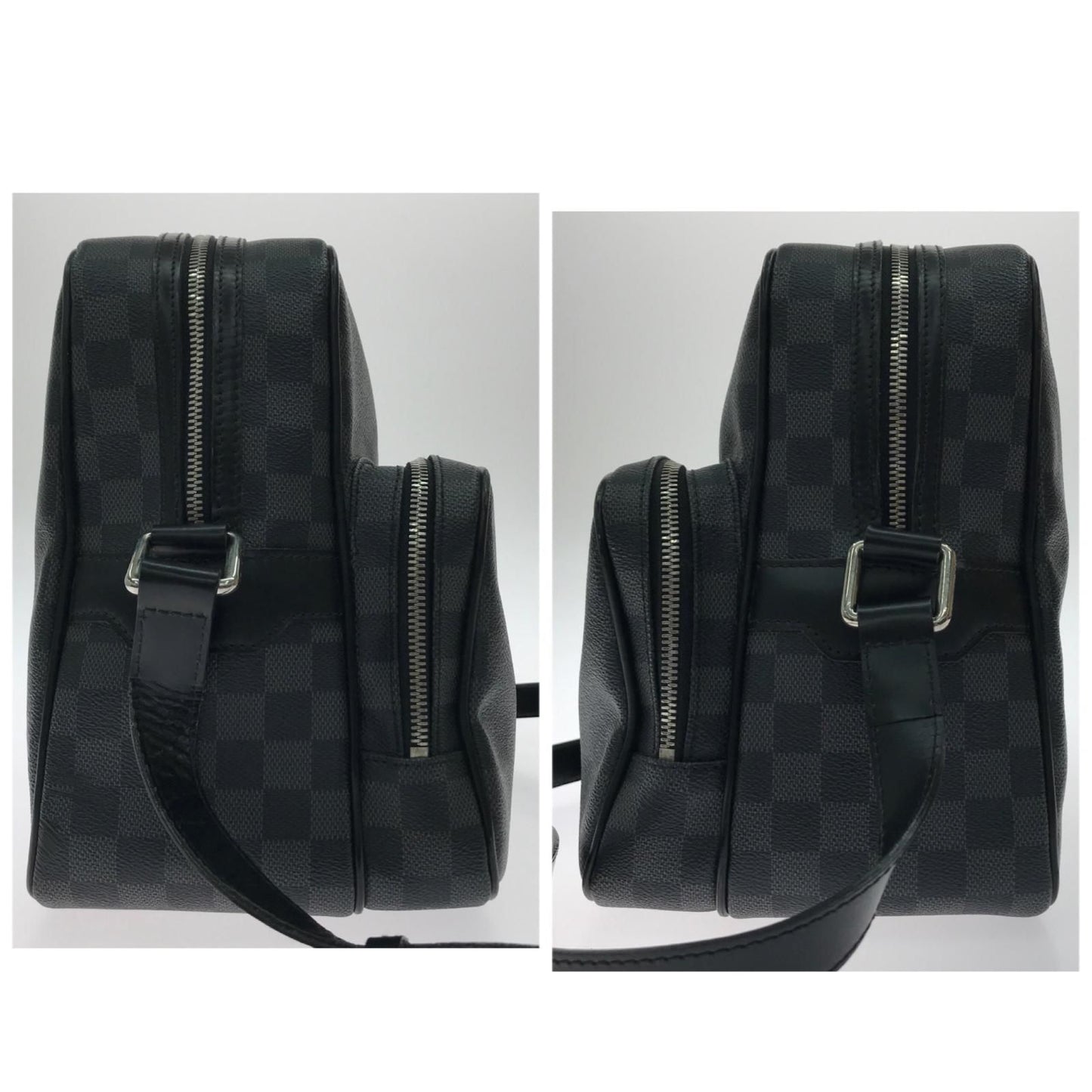 Louis Vuitton Shoulder Bag Damier Graphite Black — view 4