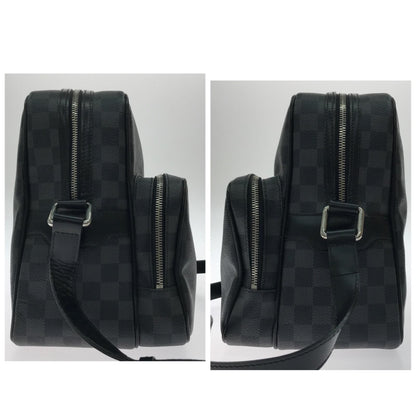 Louis Vuitton Shoulder Bag Damier Graphite Black — view 4