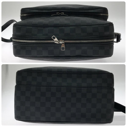 Louis Vuitton Shoulder Bag Damier Graphite Black — view 3