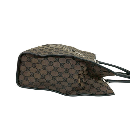 Gucci Jackie GG Pattern Leather Business Boston Bag Brown — view 6