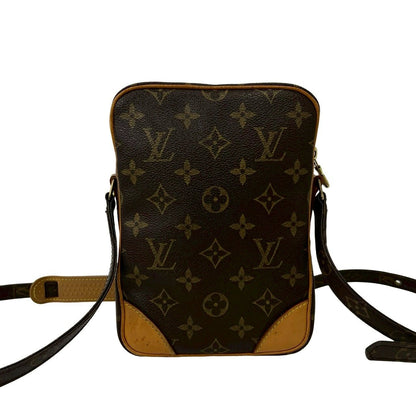 Louis Vuitton Vintage Amazon Monogram Leather Shoulder Bag Pochette Brown — view 3