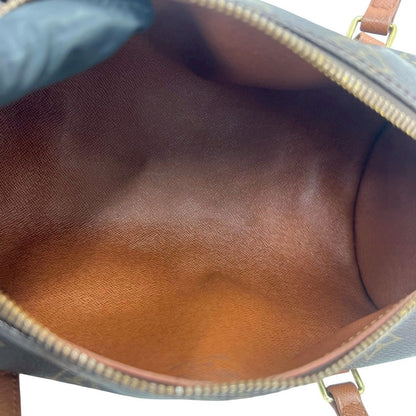 Louis Vuitton Vintage Papillon 26 Monogram Leather Boston Bag Brown — view 9